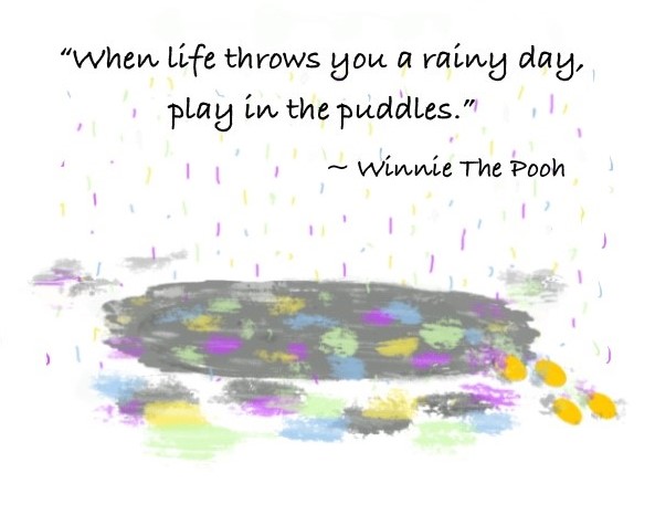 Puddles everyday card